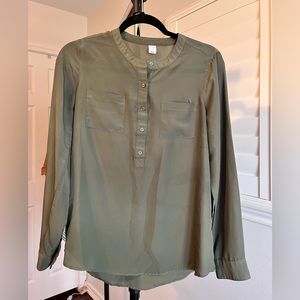 Olive green blouse